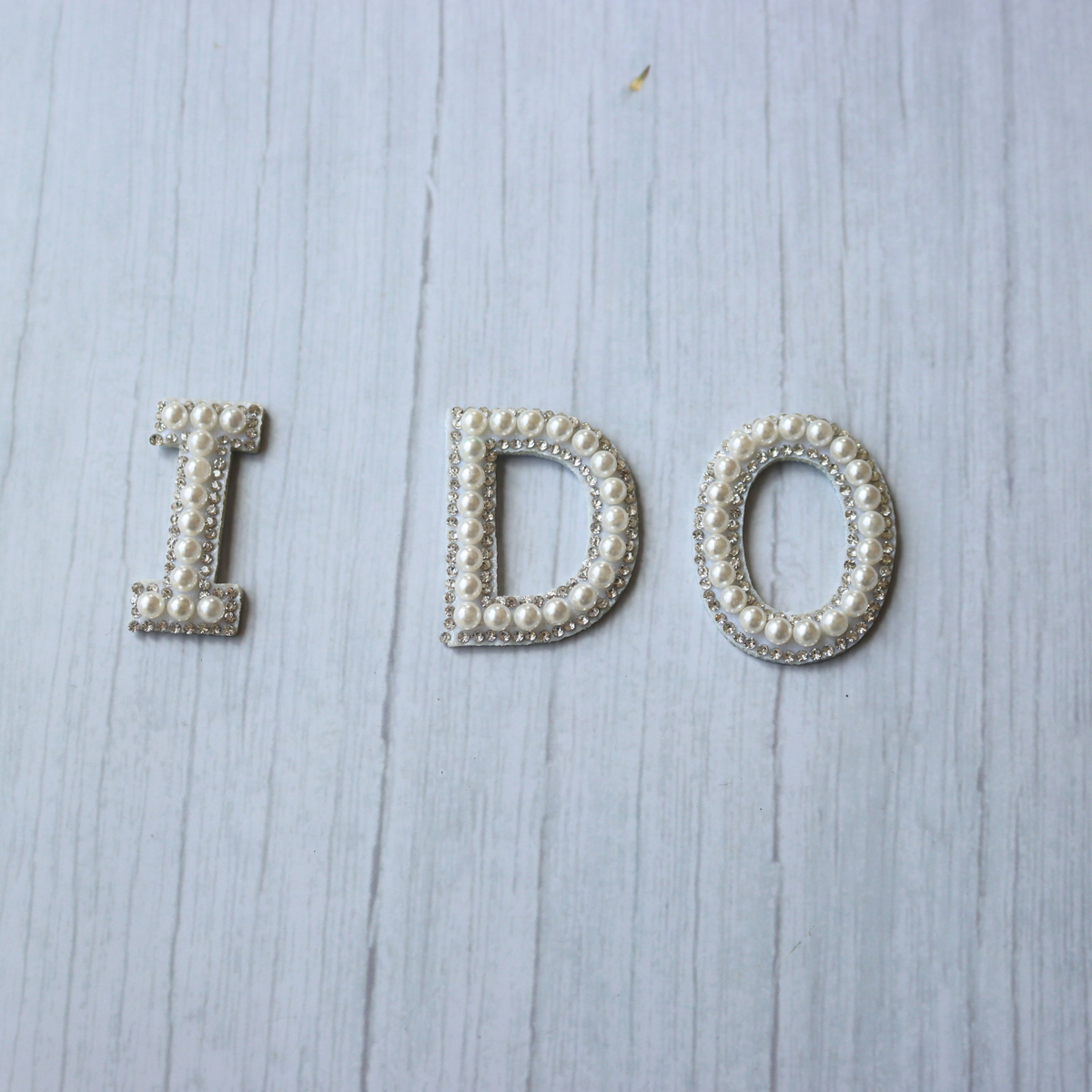 Sparkling Bridal Pearl Patch  Bride