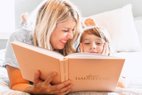 Dear Daughter Childhood Keepsake Book | Mother's Day Gift: Pink