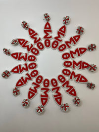 Delta Sigma Theta DST Beaded Earrings