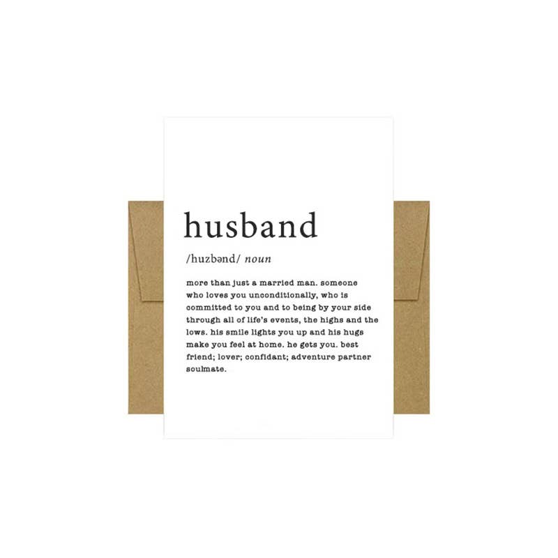 Husband Defined Greeting Card