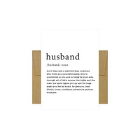 Husband Defined Greeting Card