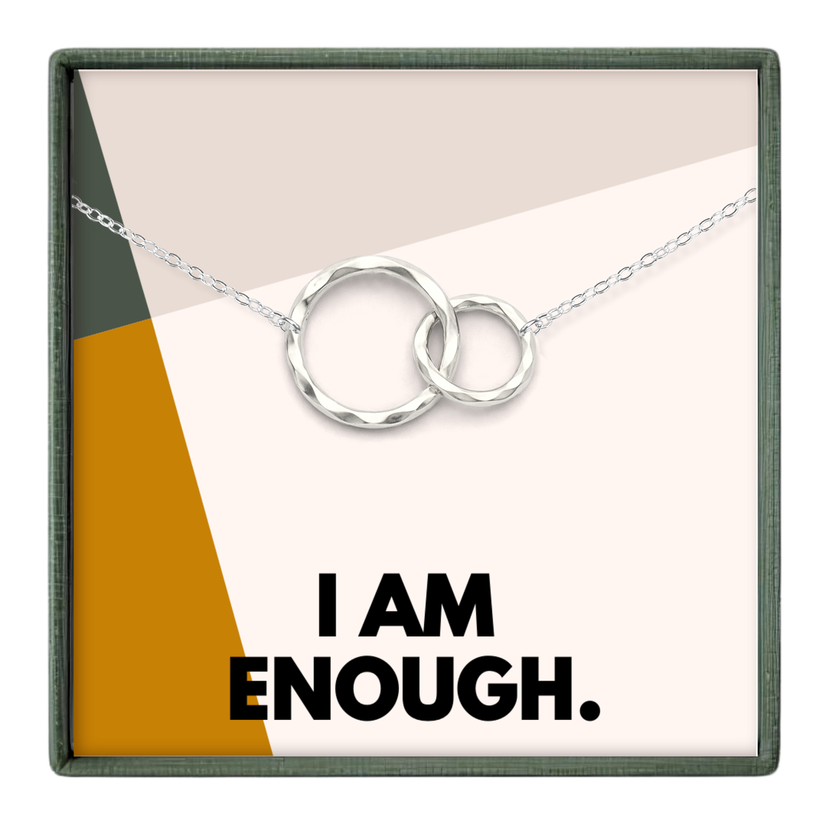Positive Affirmation Jewelry Gift for Her - Gold or Silver: 14k Gold Vermeil