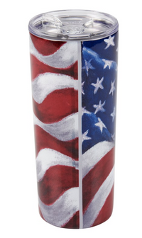 American Flag Coffee Tumbler