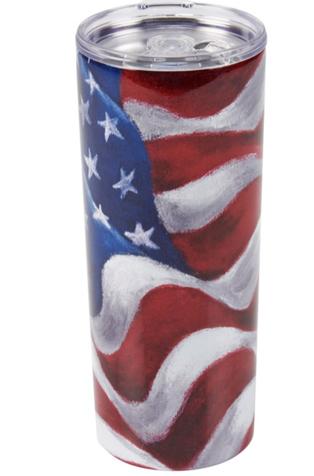 American Flag Coffee Tumbler