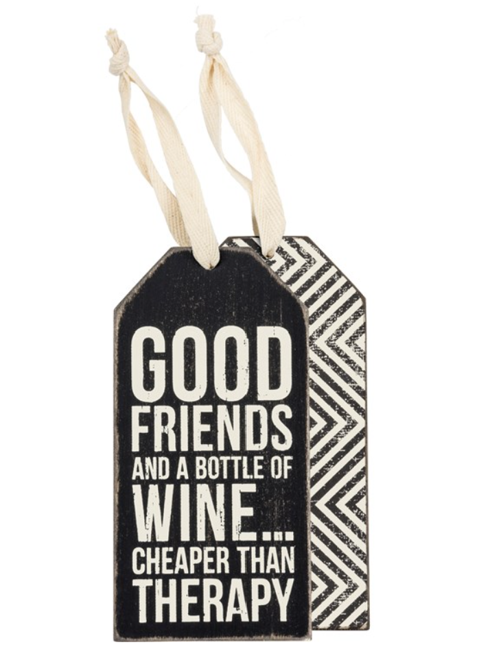 Good Friends Bottle Tag