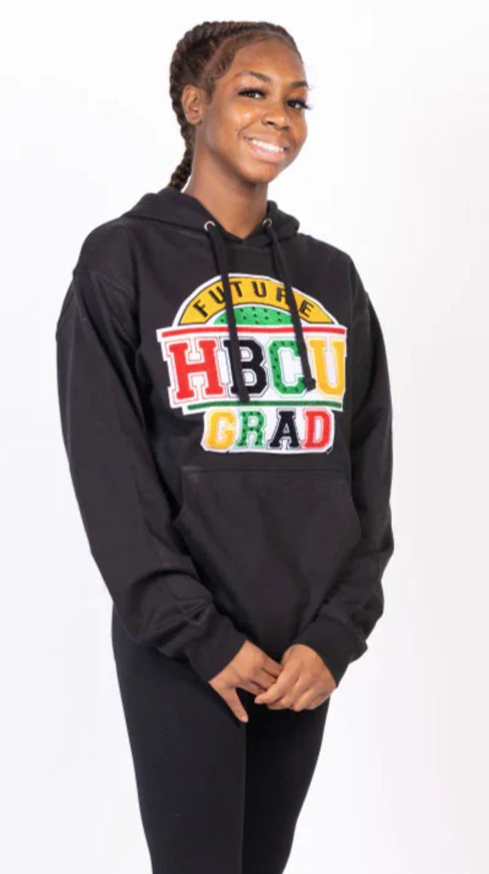 FUTURE HBCU GRAD-BLACK HOODIE