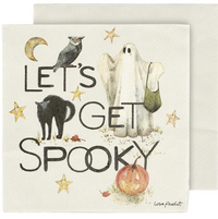 Get Spooky Beverage Napkin