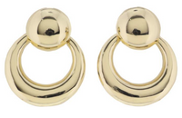 Ear Candy 18 K Gold Plated Earrings
