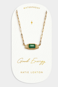 'Good Energy' Waterproof Gold Necklace