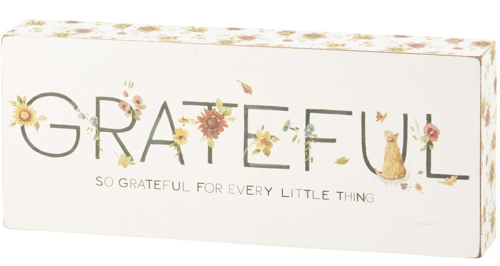 So Grateful Box Sign