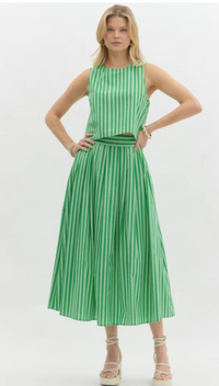 Christian Striped Top or A Line Skirt