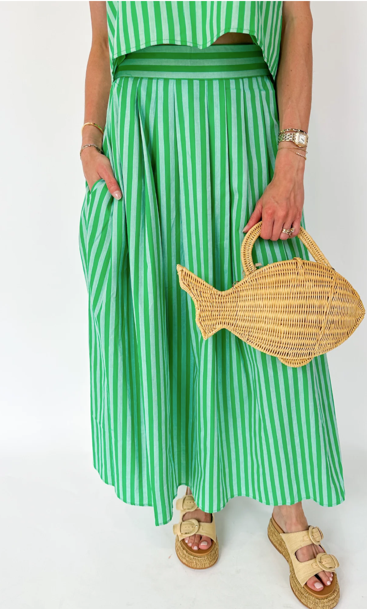 Christian Striped Top or A Line Skirt