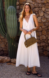 Hadley Suedette Shoulder Tote Bag