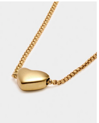 'Heart Of Gold' Charm Necklace