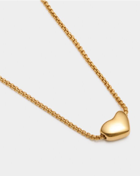 'Heart Of Gold' Charm Necklace