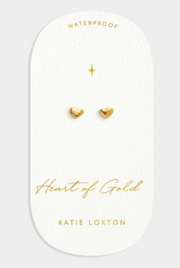 'Heart Of Gold' Stud Earrings