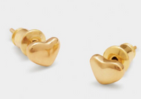 'Heart Of Gold' Stud Earrings