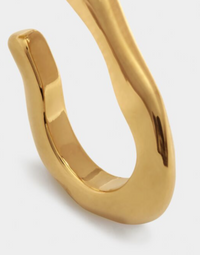 Hera Waterproof Gold Hoop Earrings