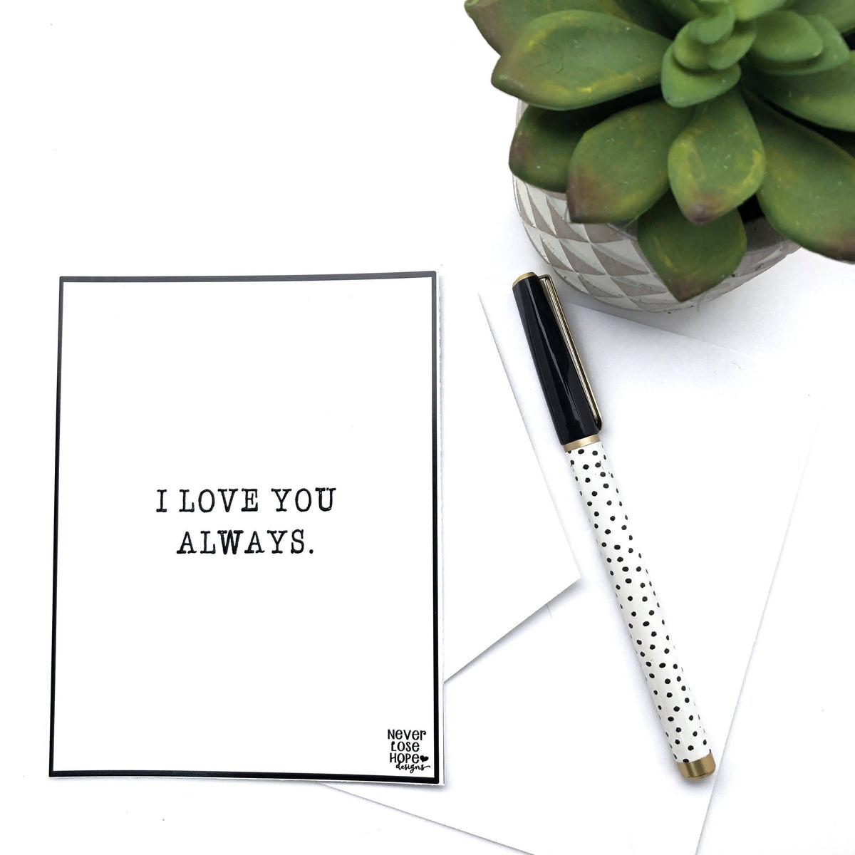 Never Lose Hope Faith Based Greeting Cards