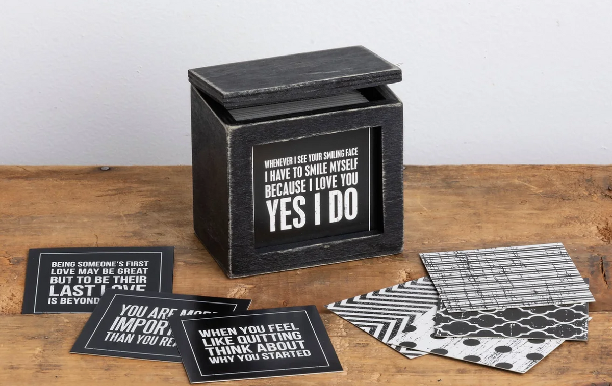 Inspiration Words In a Box