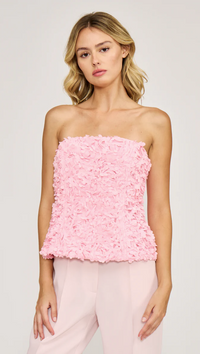 Ivey Floral Top - Pink