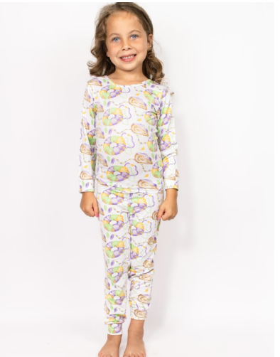King Cake Love Family Pajamas