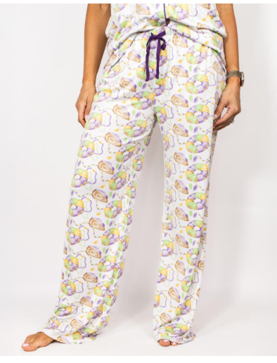 King Cake Love Family Pajamas