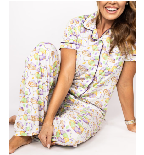 King Cake Love Family Pajamas