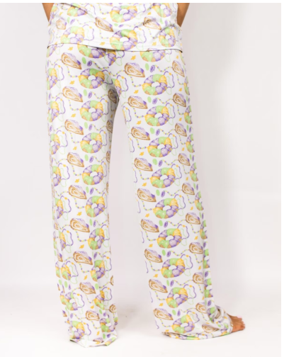 King Cake Love Family Pajamas