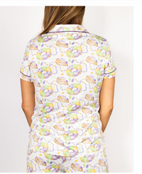 King Cake Love Family Pajamas