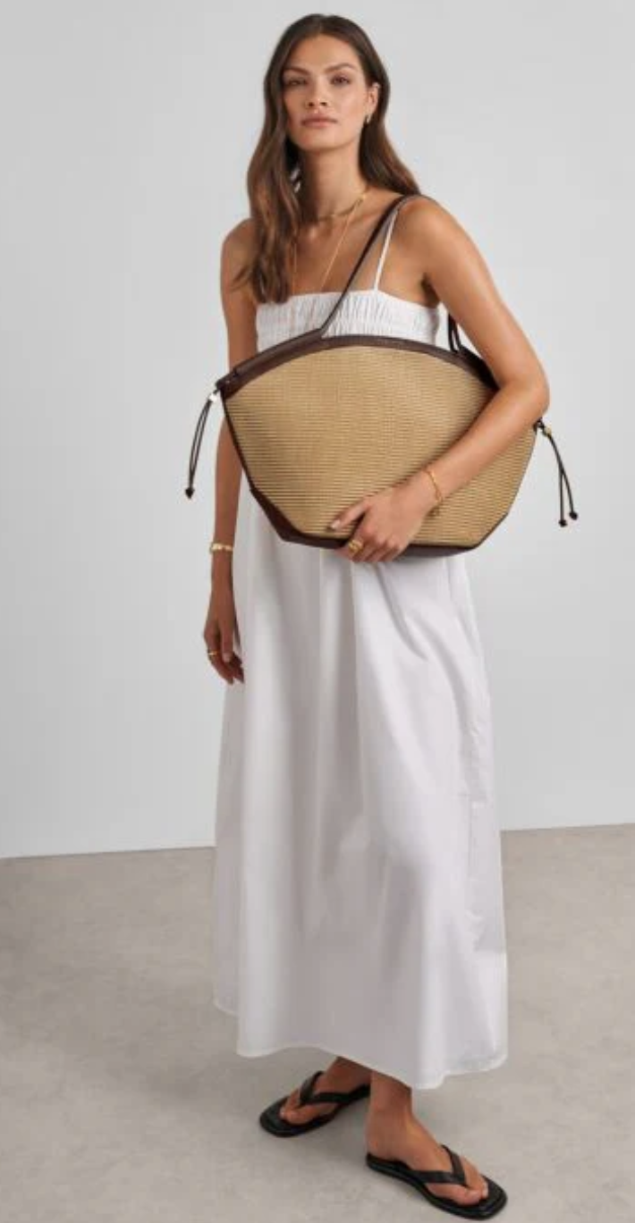 Florence Raffia Tote Bag
