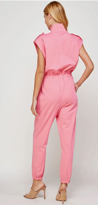 Kyra  Sleeveless Utility  Jumpsuit with Pockets