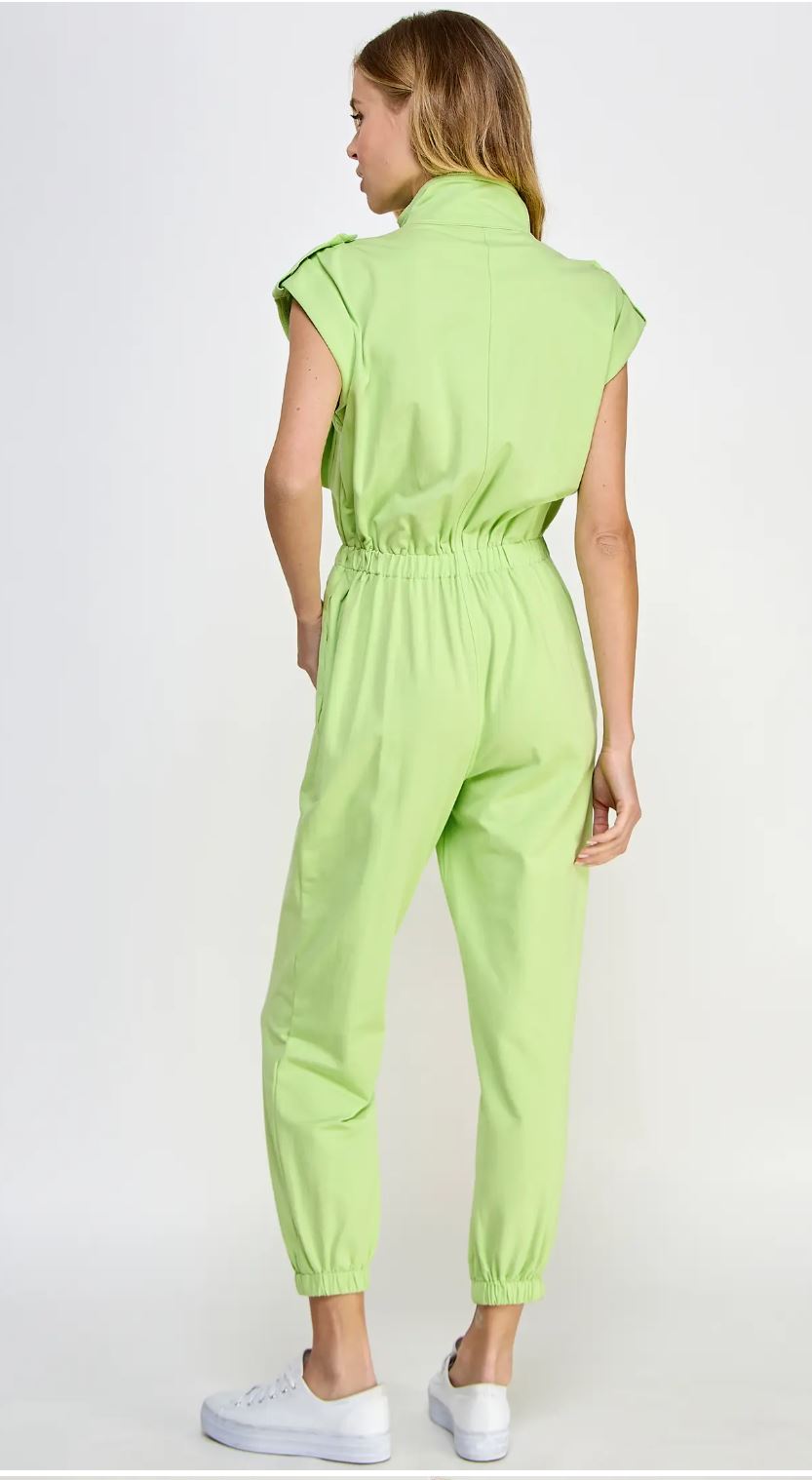 Kyra  Sleeveless Utility  Jumpsuit with Pockets
