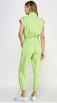 Kyra  Sleeveless Utility  Jumpsuit with Pockets