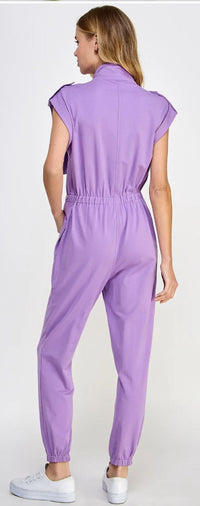 Kyra  Sleeveless Utility  Jumpsuit with Pockets