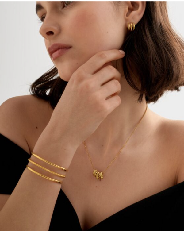 Laia Waterproof Gold Bangle