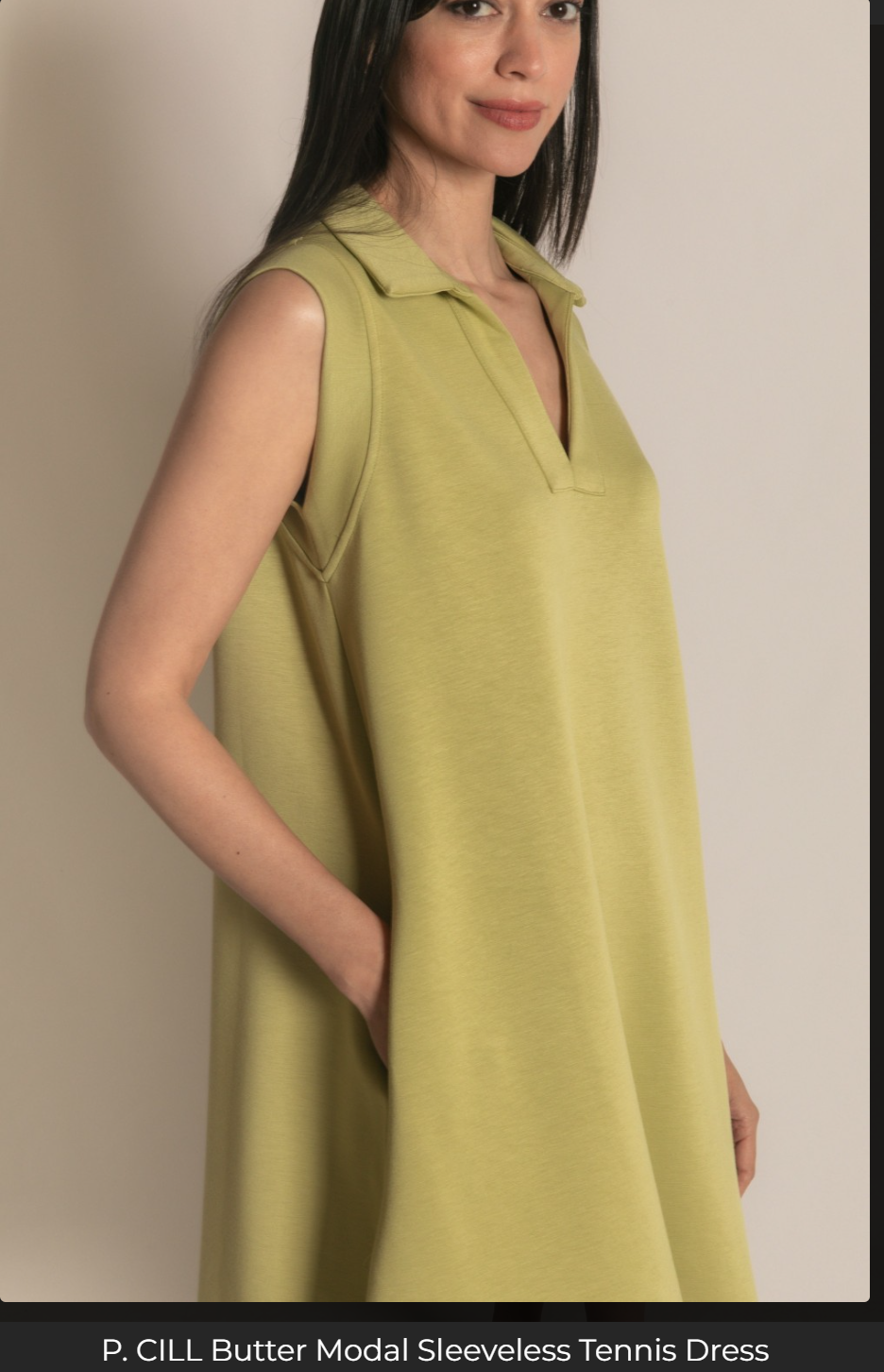 P. CILL Butter Modal Sleeveless Tennis Dress