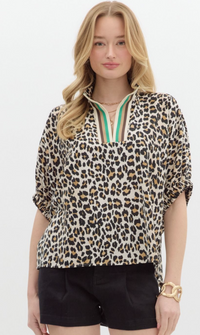 Lenox Leopard Print Top