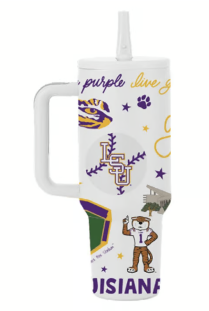 To Go Tumbler 30oz Lsu Tigers