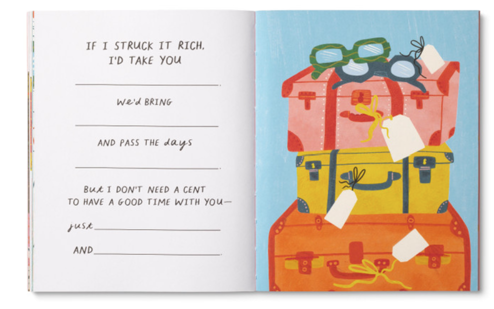 So Lucky You're My Mom A Unique Fill-In Gift Book for Mom