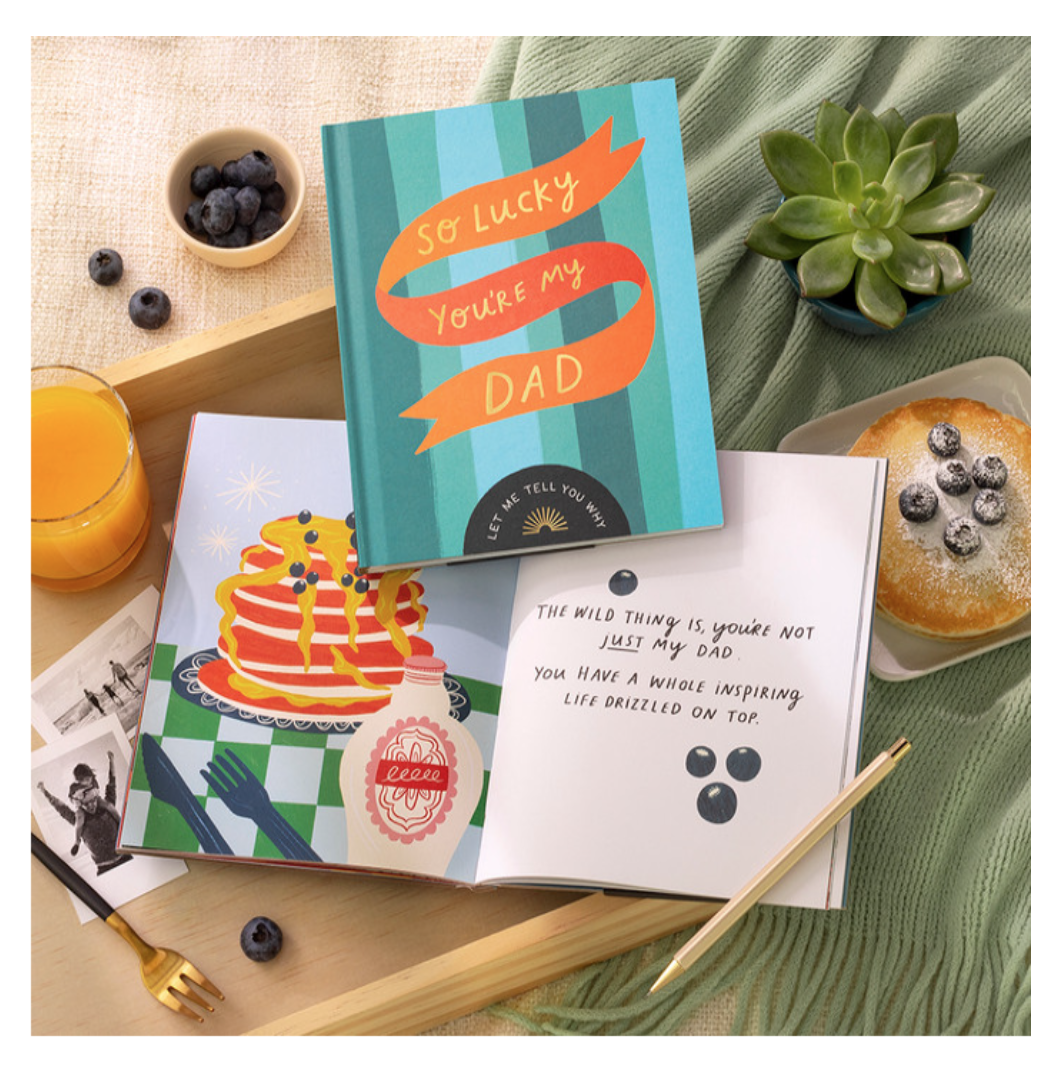 So Lucky You're My Dad A Customizable Fill-In Gift Boo