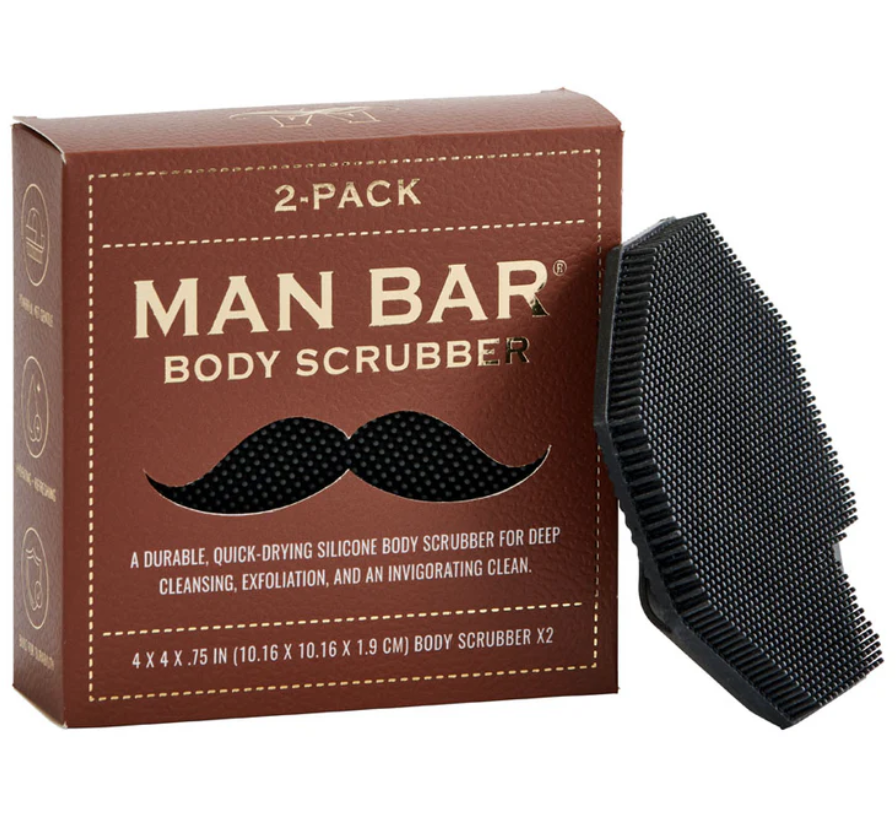 Man Bar 2-Pack Body Scrubbers