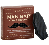 Man Bar 2-Pack Body Scrubbers