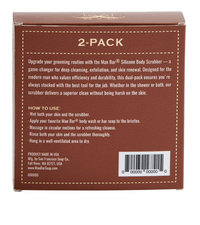 Man Bar 2-Pack Body Scrubbers