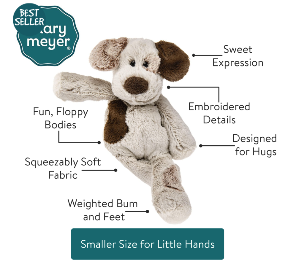 Mary Meyer Marshmallow Junior Puppy – 9″