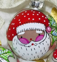 Diverse Santa Handmade Ornaments (PREORDER)