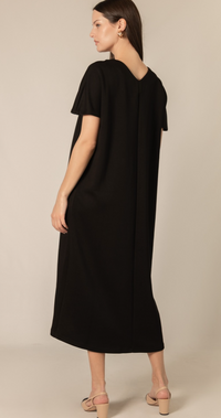 P Cill  V-Neck Midi Dress