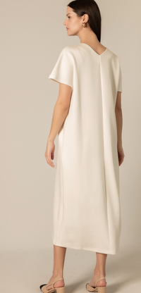 P Cill  V-Neck Midi Dress