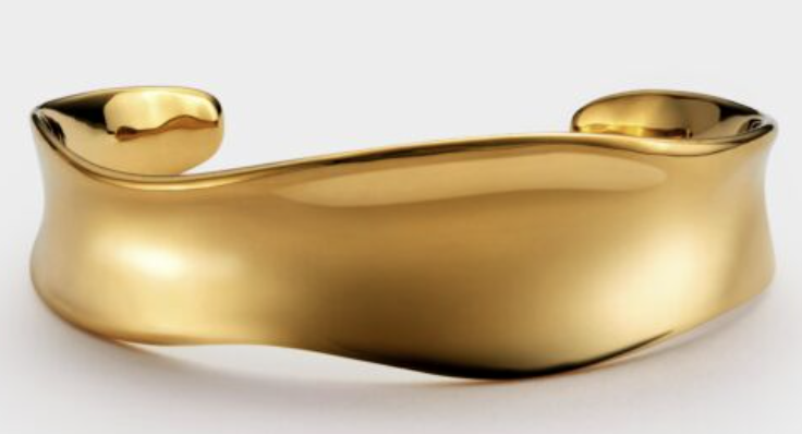 Molten Luxe Waterproof Gold Bangle