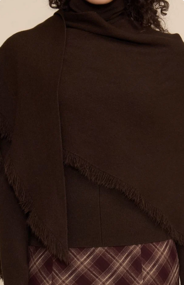 MURPHY SCARF SWEATER